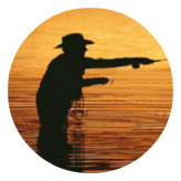 DAROUND 321 BZ Gone Fishing (Man) Bronze